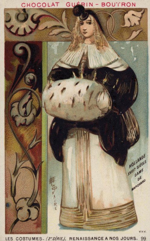 Holland kereskedő felesége, 18. század alkotó: French School