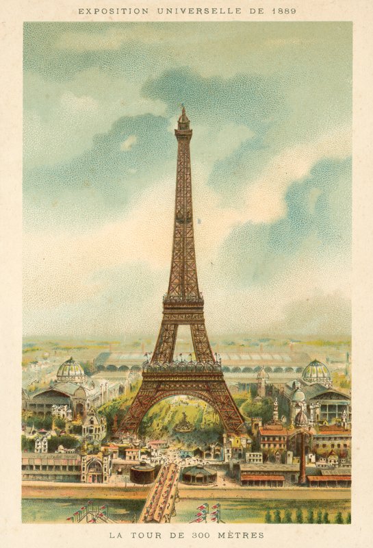 Eiffel-torony, Egyetemes Kiállítás 1889, Párizs alkotó: French School