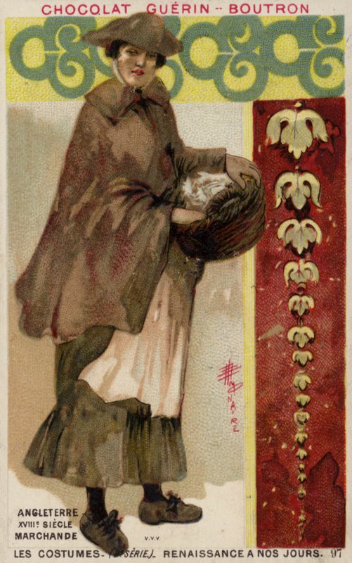 Angol kereskedőnő, 18. század alkotó: French School