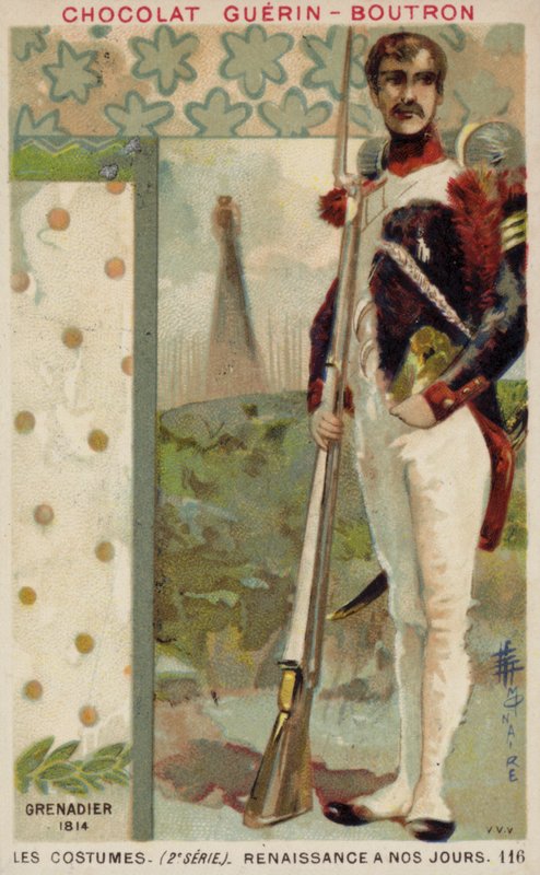 francia gránátos, 1814 alkotó: French School