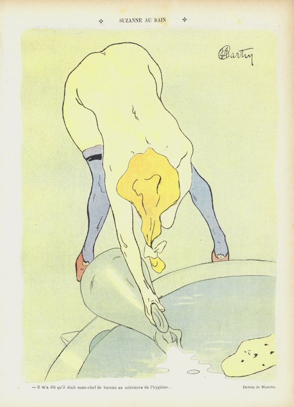 Illusztráció Le Rire alkotó: French School