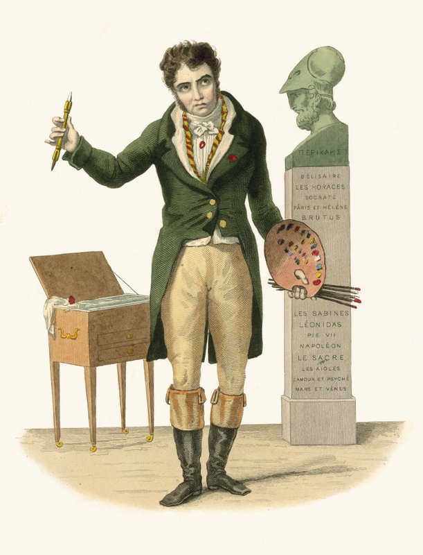 Jacques-Louis David alkotó: French School