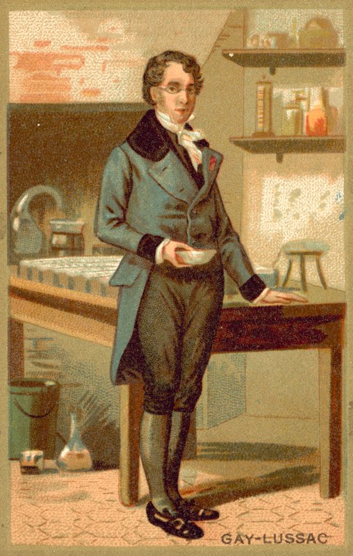 Joseph Louis Gay-Lussac francia kémikus és fizikus alkotó: French School