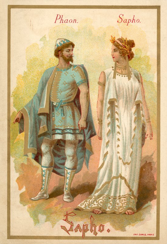 Phaon és Sappho, Giovanni Pacinis Sappho című operájából alkotó: French School