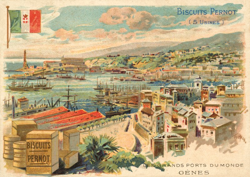 Genova kikötője, Olaszország alkotó: French School