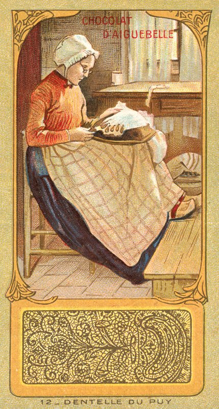 Puy csipke alkotó: French School