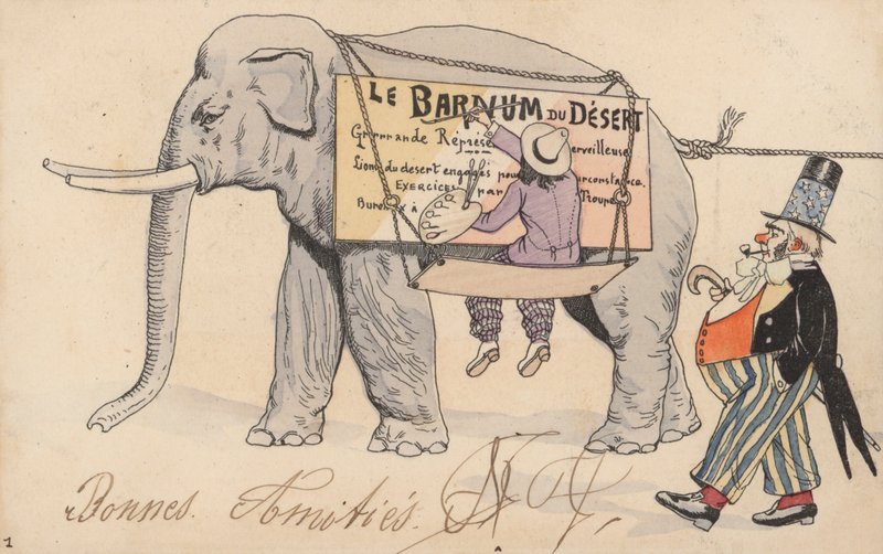 A sivatag Barnum alkotó: French School