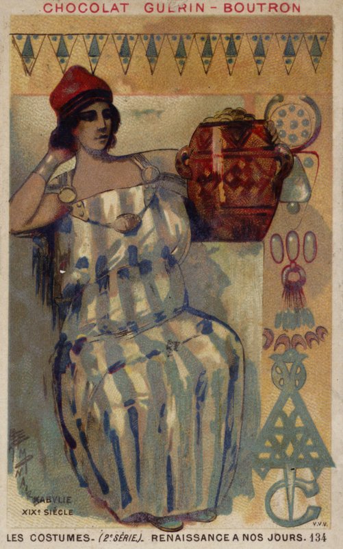 Kabylie-i nő, Algéria, XIX. század alkotó: French School