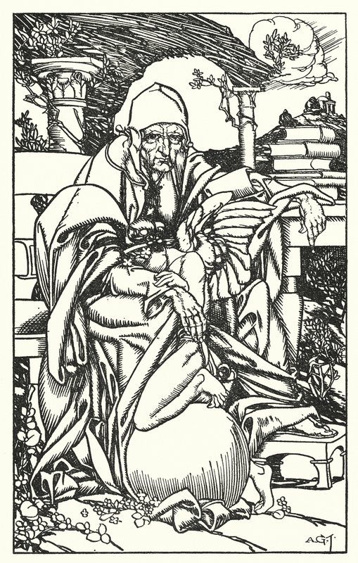Illusztráció Tennyson In memoriam című művéhez (metszet) alkotó: A. Garth Jones