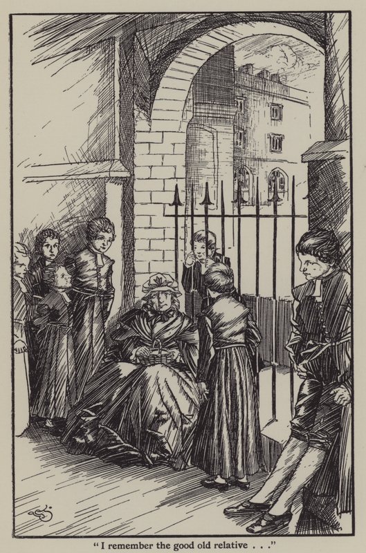 Illusztráció Charles Lamb Elia esszéihez (litho) alkotó: A. Garth Jones