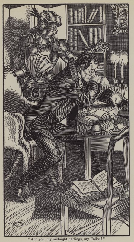 Illusztráció Charles Lamb Elia esszéihez (litho) alkotó: A. Garth Jones