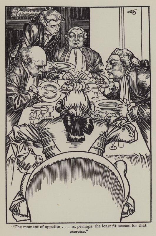 Illusztráció Charles Lamb Elia esszéihez (litho) alkotó: A. Garth Jones