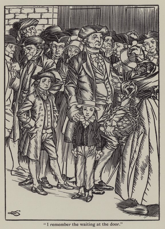 Illusztráció Charles Lamb Elia esszéihez (litho) alkotó: A. Garth Jones