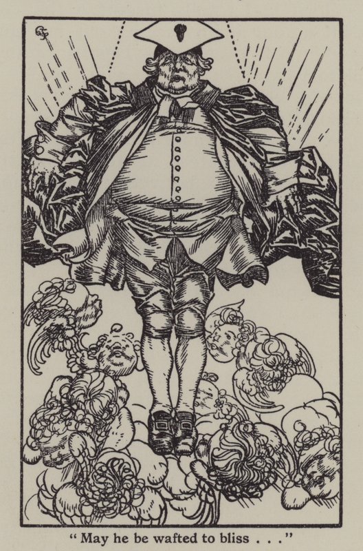 Illusztráció Charles Lamb Elia esszéihez (litho) alkotó: A. Garth Jones