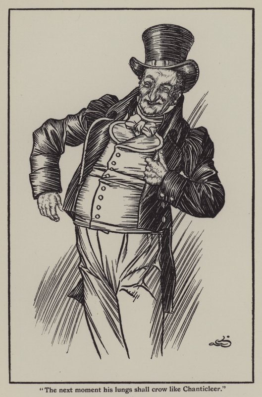 Illusztráció Charles Lamb Elia esszéihez (litho) alkotó: A. Garth Jones
