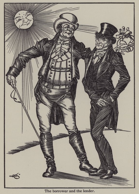 Illusztráció Charles Lamb Elia esszéihez (litho) alkotó: A. Garth Jones