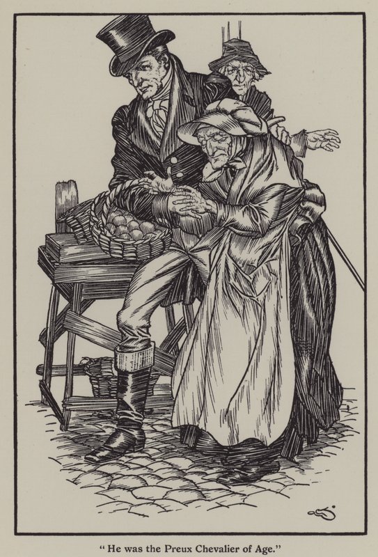 Illusztráció Charles Lamb Elia esszéihez (litho) alkotó: A. Garth Jones