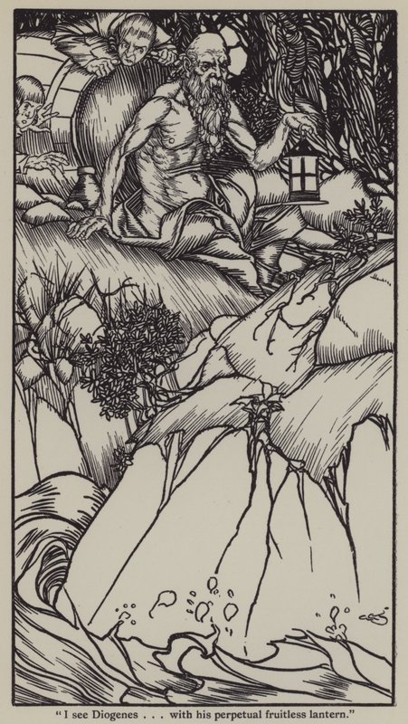 Illusztráció Charles Lamb Elia esszéihez (litho) alkotó: A. Garth Jones