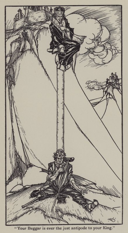 Illusztráció Charles Lamb Elia esszéihez (litho) alkotó: A. Garth Jones