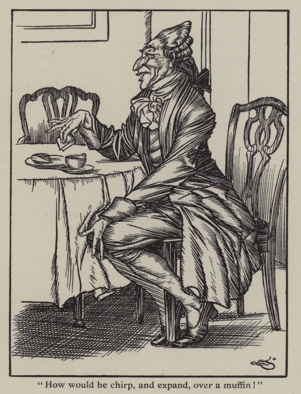 Illusztráció Charles Lamb Elia esszéihez (litho) alkotó: A. Garth Jones