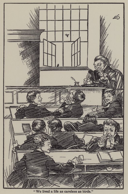 Illusztráció Charles Lamb Elia esszéihez (litho) alkotó: A. Garth Jones