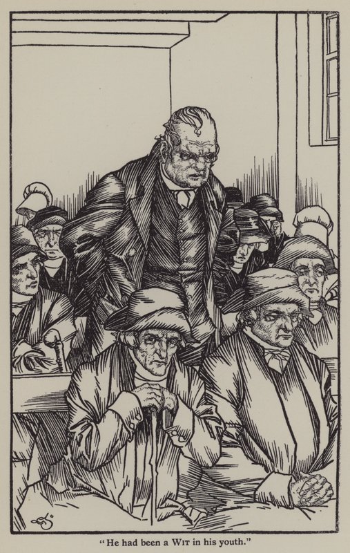 Illusztráció Charles Lamb Elia esszéihez (litho) alkotó: A. Garth Jones