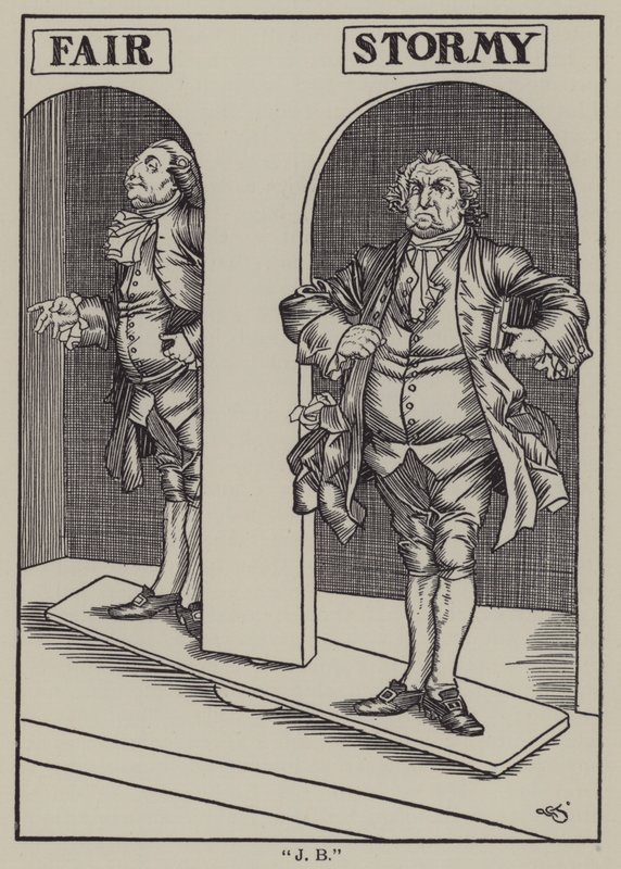 Illusztráció Charles Lamb Elia esszéihez (litho) alkotó: A. Garth Jones