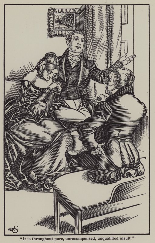 Illusztráció Charles Lamb Elia esszéihez (litho) alkotó: A. Garth Jones