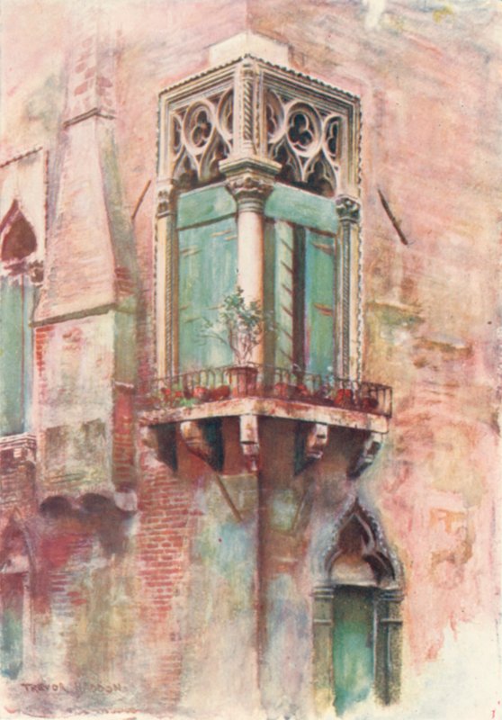 Palazzo Priuli szögletes ablak alkotó: A. Trevor Haddon