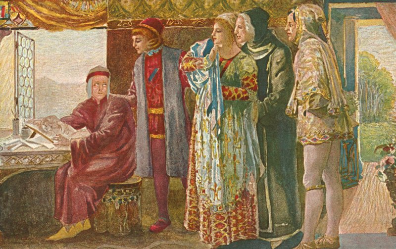 Epizód Dante életéből alkotó: A. del Senno
