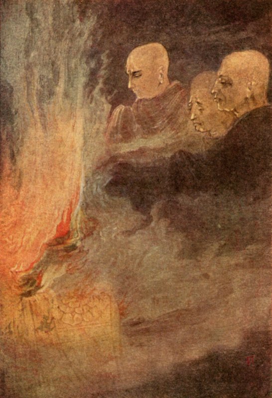 A végső kiadás (színes litó) alkotó: Abanindranath Tagore