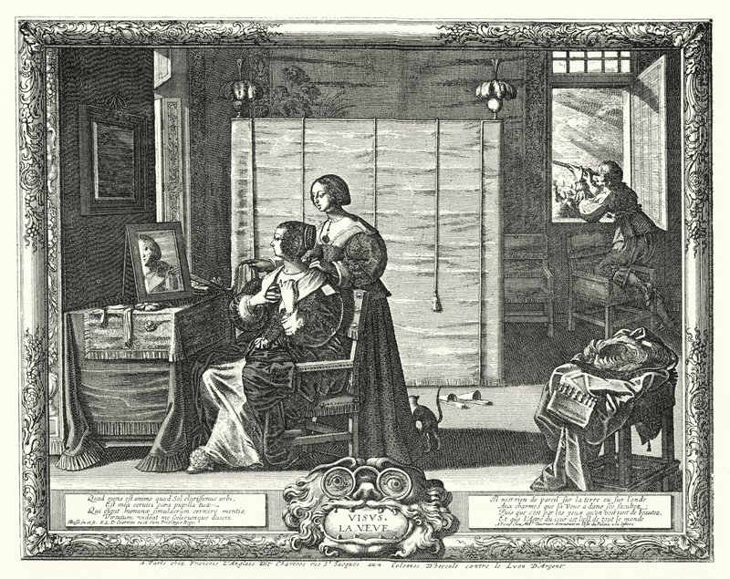 La Toilette (metszet) alkotó: Abraham (after) Bosse