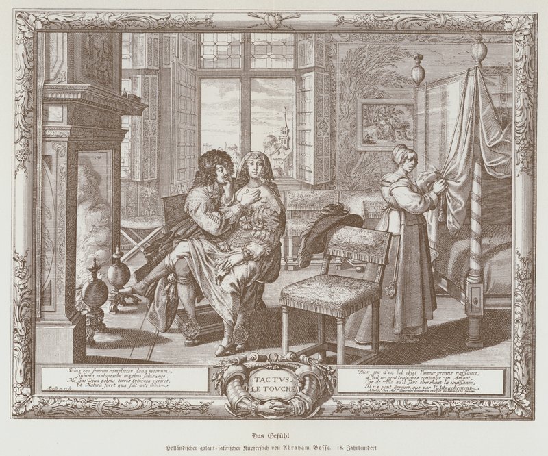 Tactus (az érintés) alkotó: Abraham (after) Bosse