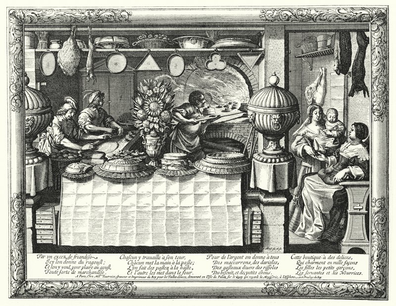 A cukrász (metszet) alkotó: Abraham (after) Bosse