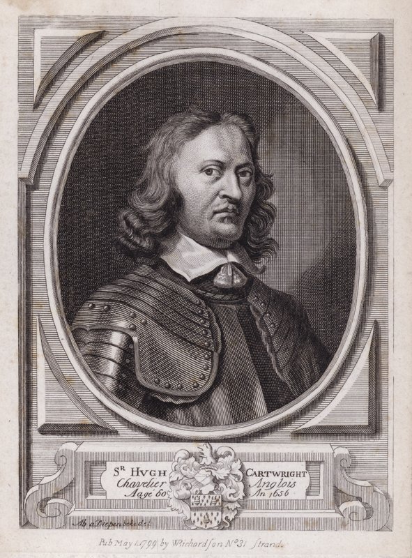 Sir Hugh Cartwright, a polgárháború angol királypárti katonája (metszet) alkotó: Abraham Jansz. van Diepenbeeck