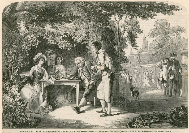 Goldsmith a White Conduit House-ban, Islington, London alkotó: Abraham Solomon