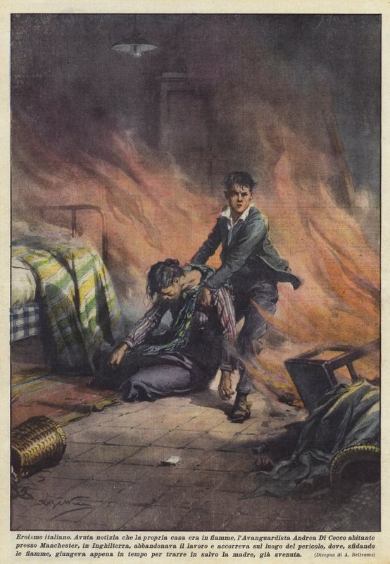olasz hősiesség alkotó: Achille Beltrame