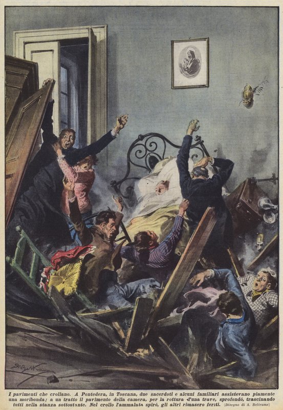 A padlók, amelyek összeomlanak alkotó: Achille Beltrame