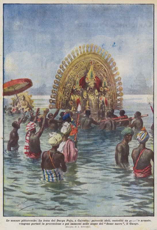 A festői szokások alkotó: Achille Beltrame