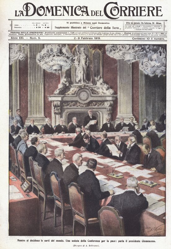 Miközben a világ sorsa dől el alkotó: Achille Beltrame