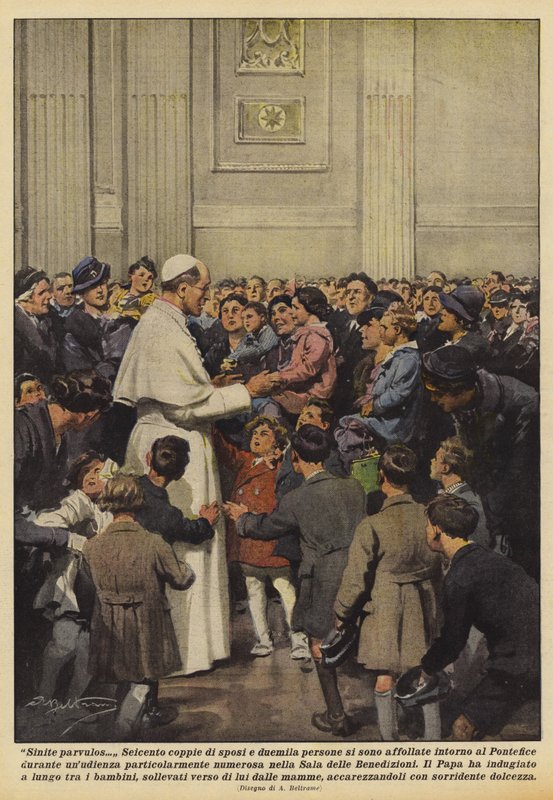 Hagyd a kicsiket alkotó: Achille Beltrame