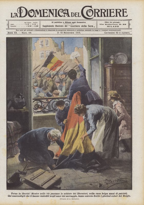A szabadság visszatér! alkotó: Achille Beltrame