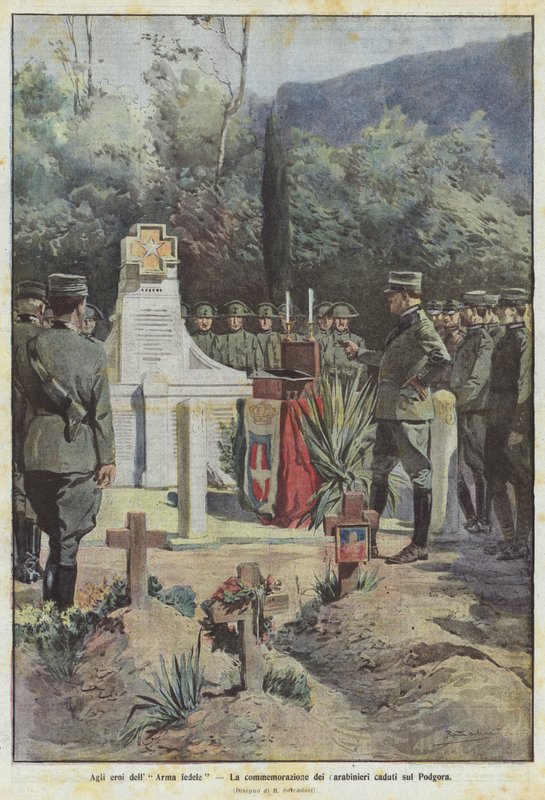 A hű fegyver hőseinek alkotó: Achille Beltrame