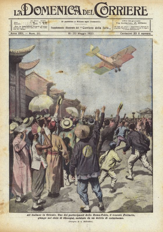 Olasz szárnyak keleten alkotó: Achille Beltrame