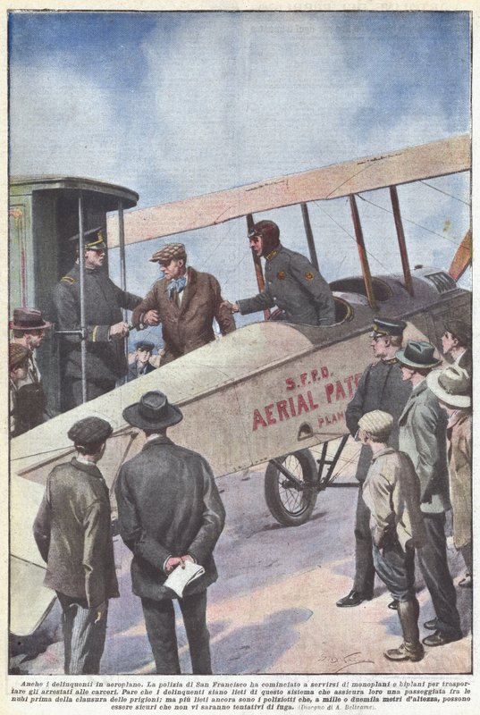 Még az elkövetők is a repülőn alkotó: Achille Beltrame