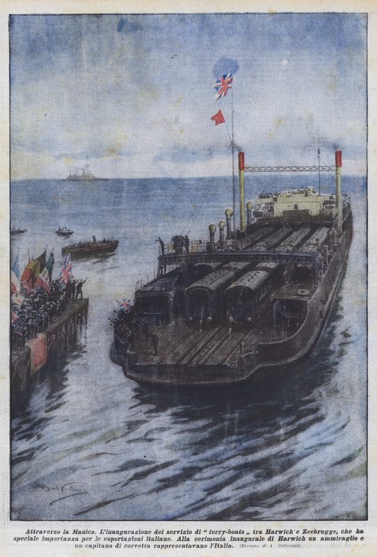 A Csatorna túloldalán alkotó: Achille Beltrame