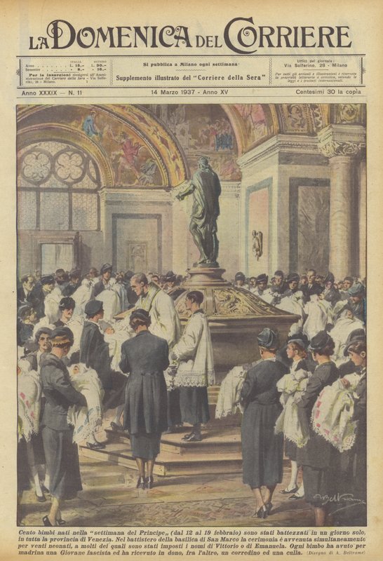 Száz baba született a Herceg hetében (február 12-19.)? alkotó: Achille Beltrame