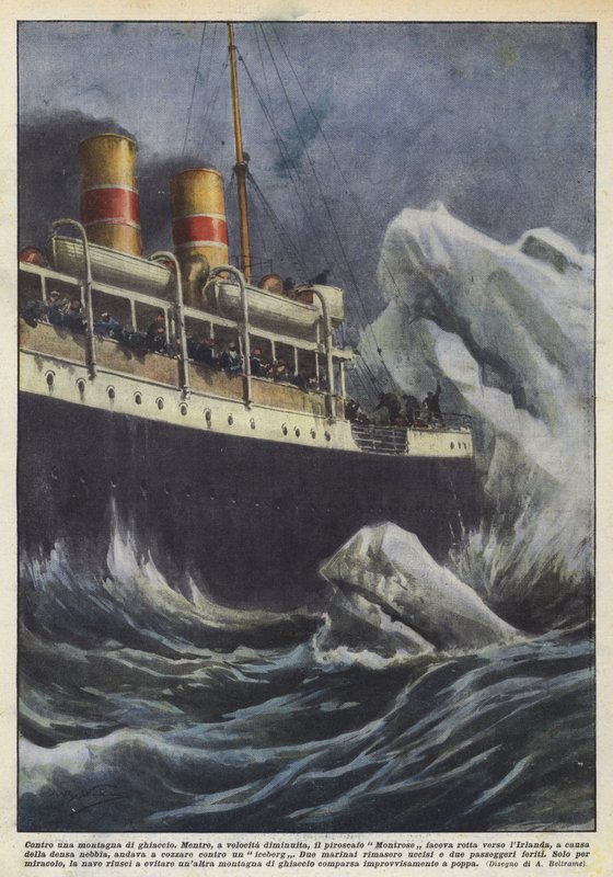 Jéghegy ellen alkotó: Achille Beltrame