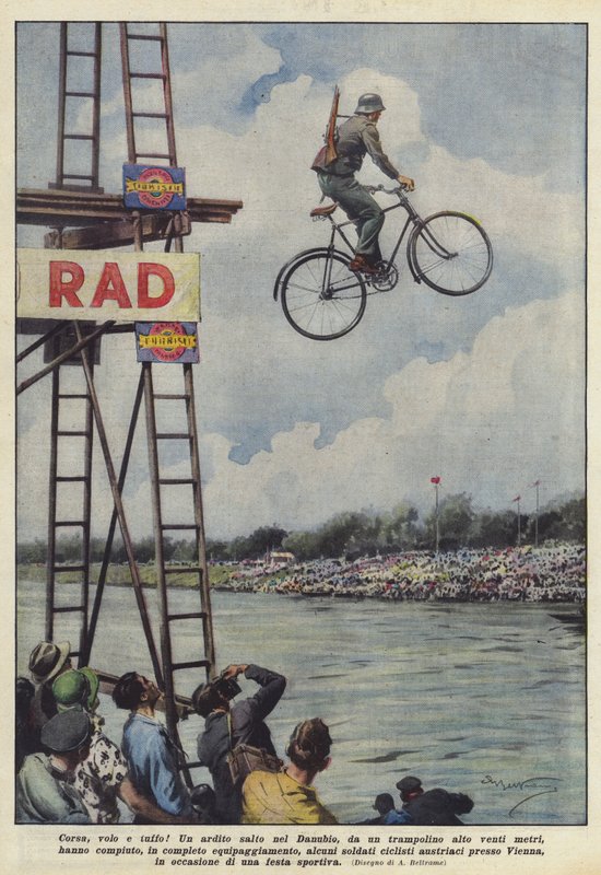 Fuss, repülj és merülj! alkotó: Achille Beltrame