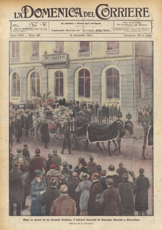 Egy nagy olasz halála után alkotó: Achille Beltrame
